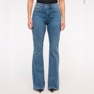 NWT Abercrombie Curve Love Mid Rise Bootcut Jean